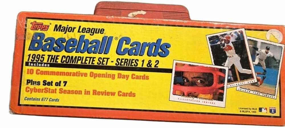 Topps 1995 Major League Baseball Cards The Complete Set Series 1 & 2 Sealed
